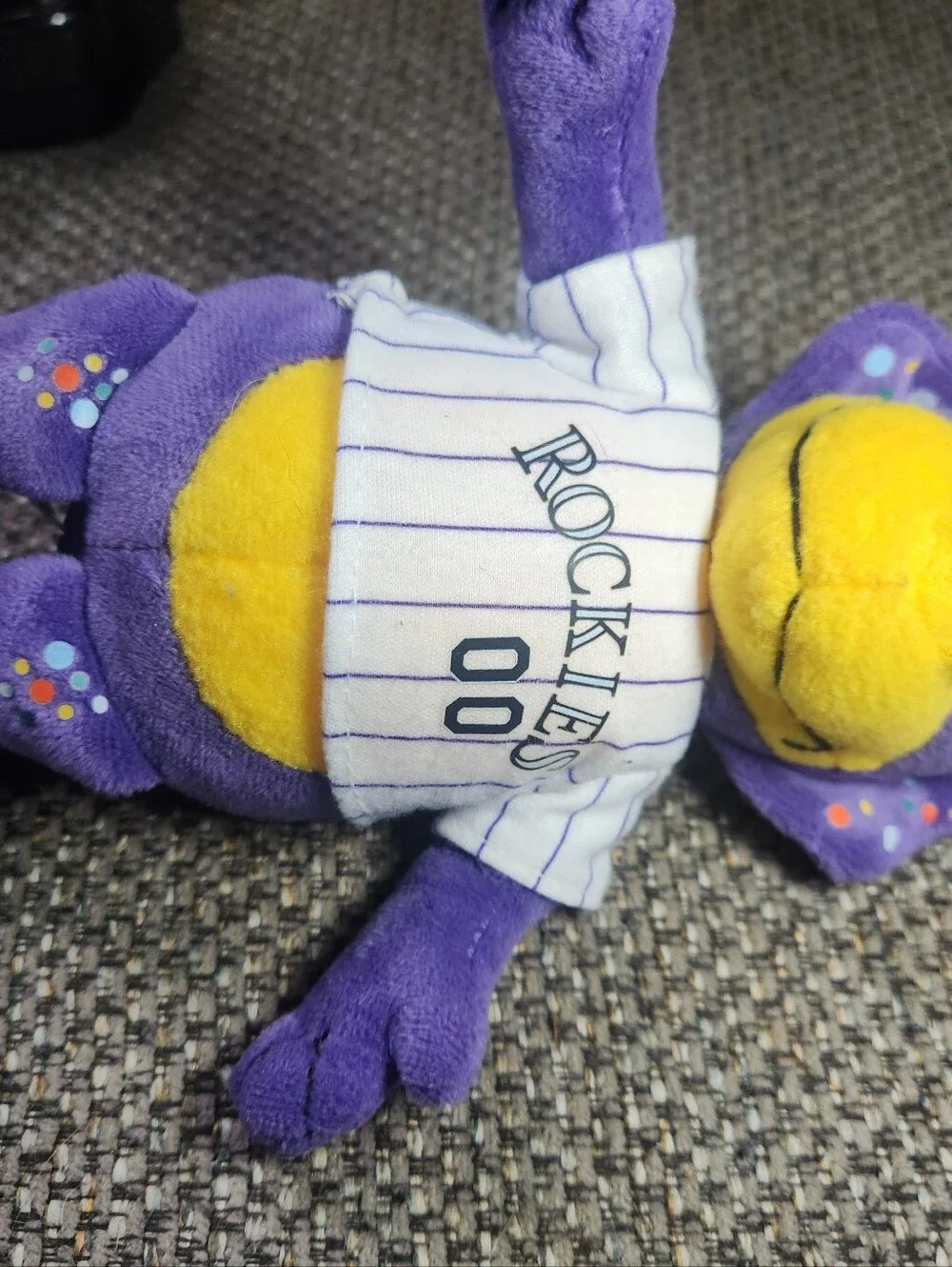 Colorado Rockies Plush Mascot - Purple & Yellow